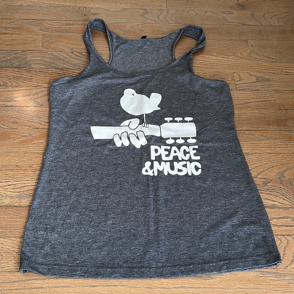 Woodstock Logo Women’s Tank Top - Size Medium